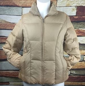 Apt. 9 gold puffer full zip size XL